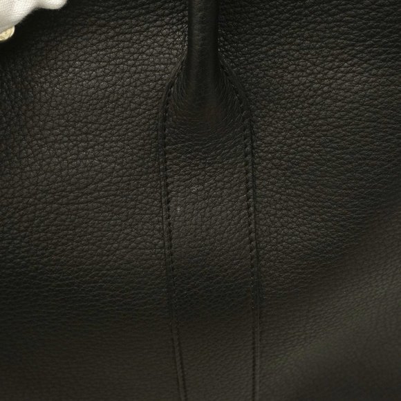 HERMES Garden Negonda Black L Engraved Handbag - Picture 9 of 10